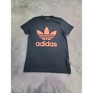 ADIDAS Size S Men's X PHARRELL WILLIAMS LOGO TEE CY7874 Black Originals C14-22